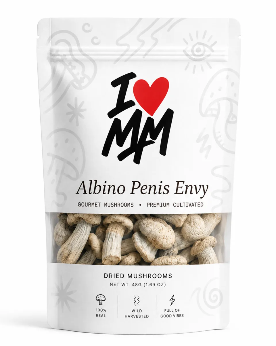 Albino Penis Envy — Dried Magic Mushrooms